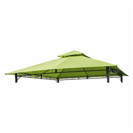 International Caravan International Caravan YF-3136B-CNP- LG 10 ft. Gazebo Canopy St. Kitts Replacement Top; Light Green YF-3136B-CNP- LG